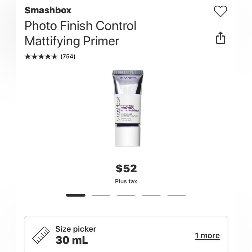 Smashbox Oil Control Mattifying Primer - 30mls